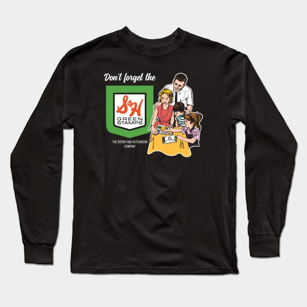 S&H Green Stamps Long Sleeve T-Shirt by Chewbaccadoll